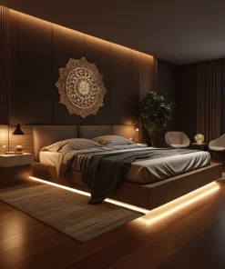 ZenWood Glow Bed