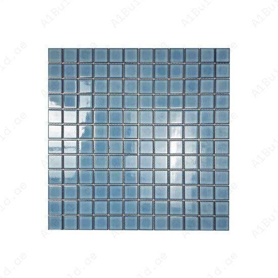 Zen Light Blue Crystalline Glazed Porcelain Mosaic