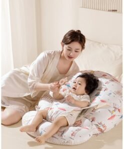 MIXDE Baby Nursery Pillow, Removeable Breastfeeding Pillows, Toddler Bedding, Babies Nest for Sleeping, Anti vomit Milk Headrest for Newborn and Infant, 15 Degree Incline, for Better Night's Sleep - Image 3