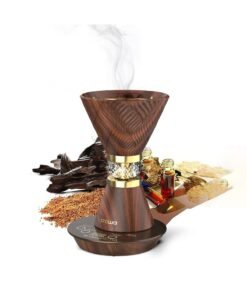 Crownline IB-413 Electric Incense Burner, 220-240 V, 50-60 Hz, 300-360 W, Compatible with Fragrant Oil, Incense, and Eaglewood