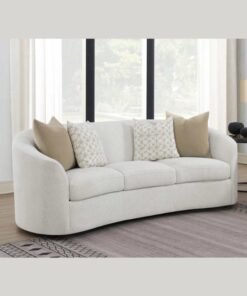 Leen 88.5'' Upholstered Sofa White