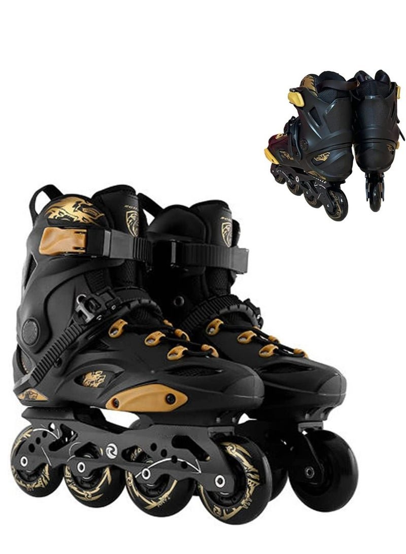 LIMOS Skating Shoes Professional Single Row Roller Blades Speed Skate Shoes