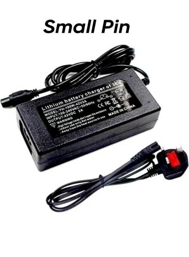 TIGER Universal Battery Fast Charger for Hoverboard – 36V Electric Scooter Fast Charging Adapter – High-Speed Charger for Lithium-Ion Batteries, Safe & Efficient Power Supply for Hoverboards, E-Scooters & More