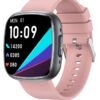 RollsTimi  Men's And Women's Watches Smartwatches Sports Watches Multiple Sports Modes Bluetooth Calling Health Monitoring IP68 Waterproof Ultra-Long Battery Life ET593 Pink