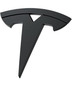 Spigen Front Emblem Logo Full Cover for Tesla Model 3 2025 / 2024 Refresh (Highland) - Black