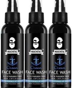 MUUCHSTAC Mens Ocean Face Wash For Men Pack Of 3 3X100ML
