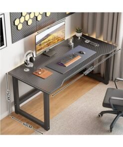 JCB CHIC Computer Desk Corner Desk Gaming Desk PC Table with Large Monitor Shelf,Writing Study Table with USB charging,120*60*74cm E-sports Ergonomic Gaming Table Office table