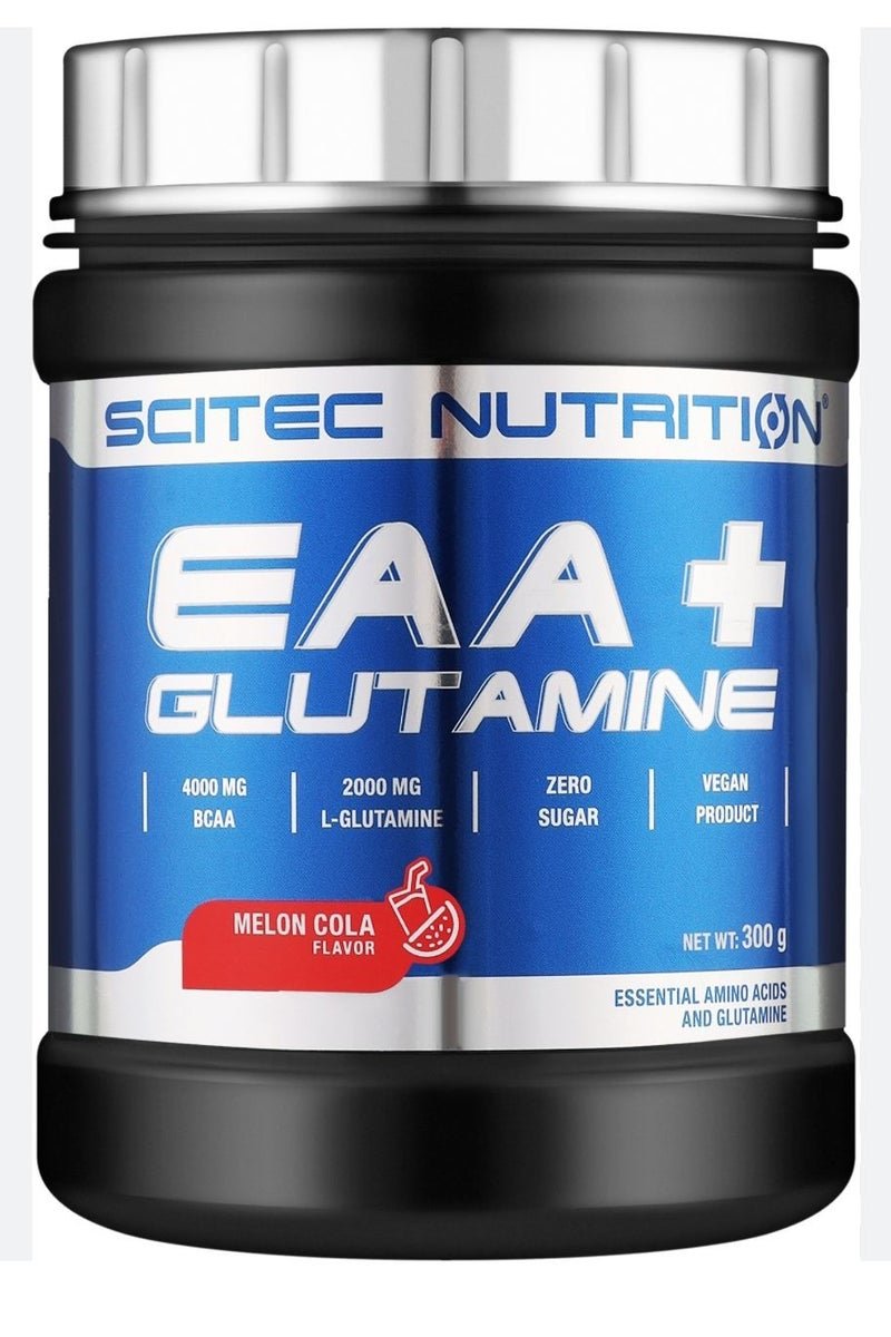 Scitec Nutrition EAA + Glutamine Powder, Melon Cola Flavor - 300g