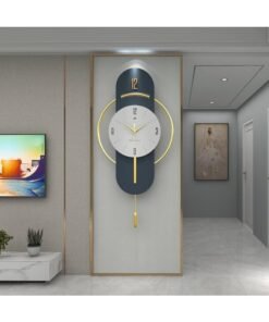 BLISS VIE wall clock, nordic, modern, elegant, decorative, large, living room wall clock, bedroom wall clock, office hotel, home decor (1-X_Large)