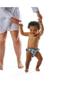 green sprouts i play. by green sprouts Reusable, Eco Snap Swim Diaper with Gussets, UPF 50, 3T, Gray Himalayan Monal - Biodiversity, Patented Design, STANDARD 100 by OEKO-TEX Certified