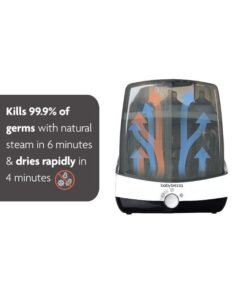 Alternative view of Baby Brezza 10 Minute Baby Bottle Sterilizer + Dryer - Superfast Electric Steam Sterilization - Universal Sterilizing for All Bottles, Pacifiers + Breast Pump Parts