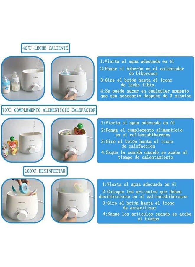 Real Bubee 3 - In - 1 Baby Bottle Warmer With Accurate Temperature Control - Electric Steam Steriliser - Image 4