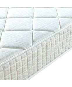 DANUBE HOME Deep Sleep 3 Zone Pocket Spring With Side Foam Encased Mattress | Medium Firm Feel | King Mattress | Spine Balance For Pressure Relief|W180xL200 cm|Thickness 26cm-White