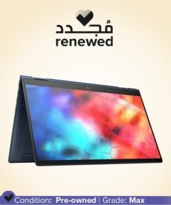 HP Renewed - Elite Dragonfly Multi-Touch 2-in-1 Laptop With 13.3-Inch FHD Touchscreen Display,Intel Core i5-8265U/8th Gen/Quad-Core/16GB RAM/512GB SSD/Windows 10 English Blue