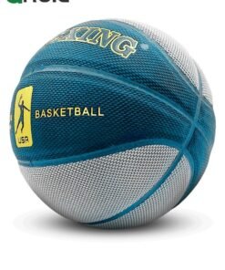 GROIC Basketball 29.5" Standard Offical Size 7 Indoor Outdoor Basketball Pu Leather Game Basketball,Game Training Universal Basketball,Outdoor Sports Goods(Blue)