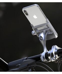 Bills Adjustable Handlebar Cell Phone Holder,Aluminium Bike Phone Mount, Universal Mobile Holder for Bike, Motorcycle Bicycle Handlebar Cradle, Bike Phone Holder Compatible with All Phones