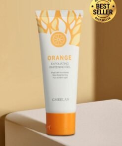 Gmeelan Orange Exfoliating Whitening Gel Face Scrub Dead Skin Remover Pore Cleanser for Bright and Smooth Skin Daily Use for Men and Women All Skin Types