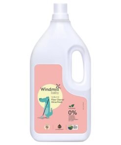 Windmill baby Baby Usda Certified Natural Floor Cleaner, Allergen & Alcohol Free, Baby Friendly, Pet Friendly, Citrus Fresh, For All Floor Types - 2000Ml