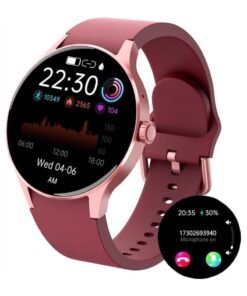 DMG TECH Smart Watches for Women Men (Answer/Make Calls),1.43" Round Fitness Tracker, Smartwatch with Heart Rate Monitor Sleep, IP68 Waterproof,Blood Oxygen/Glucose/Blood Pressure