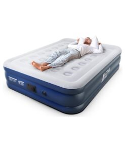 ACTIVE ERA Air Bed Premium King Size Inflatable Mattress with a Built,in Electric Pump and Pillow
