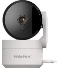 Faster 3MP Smart WiFi Security Camera - 2304x1296P HD Resolution - 355° Viewing Angle, Indoor & Outdoor Surveillance - 2-Way Audio, Night Vision & Motion Detection - SD Card Storage & Remote Access
