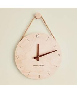 BLISS VIE Solid Wood wall clock, classic, modern, nordic, elegant, decorative, living room wall clock, bedroom wall clock, office hotel, home decor