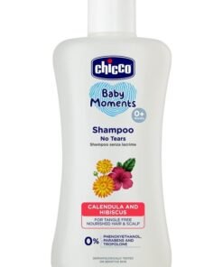 Chicco Baby Moments Shampoo for Babies with Calendula & Hibiscus, 100 ml