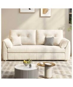 AWD Sofa Bed, Retractable Sofa Cum Bed, Sofa Convertible Bed, Easy To Clean, Foldable Living Room Multifunctional Sofa Furniture Comfortable Cushion, Strong Bearing 190x85x80 cm