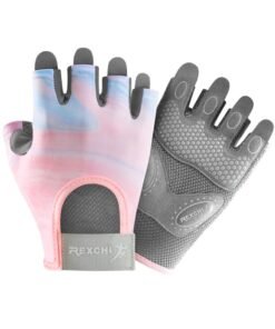 GO LOVE JOY Breathable Workout Gloves for Women, Weight Lifting Gloves for Gym, Cycling, Exercise, Fitness and Training, with Excellent Grip and Cushion Pads