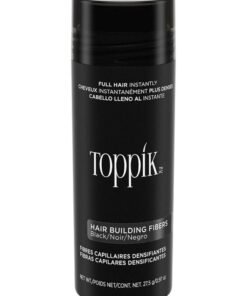 Toppik Hair Building Fibers Instant Hair Concealer for Thinning Hair, Hair Fiber for Men & Women, Texture Powder with Natural Keratin, Long-Lasting Hair Color - Black 27.5grams