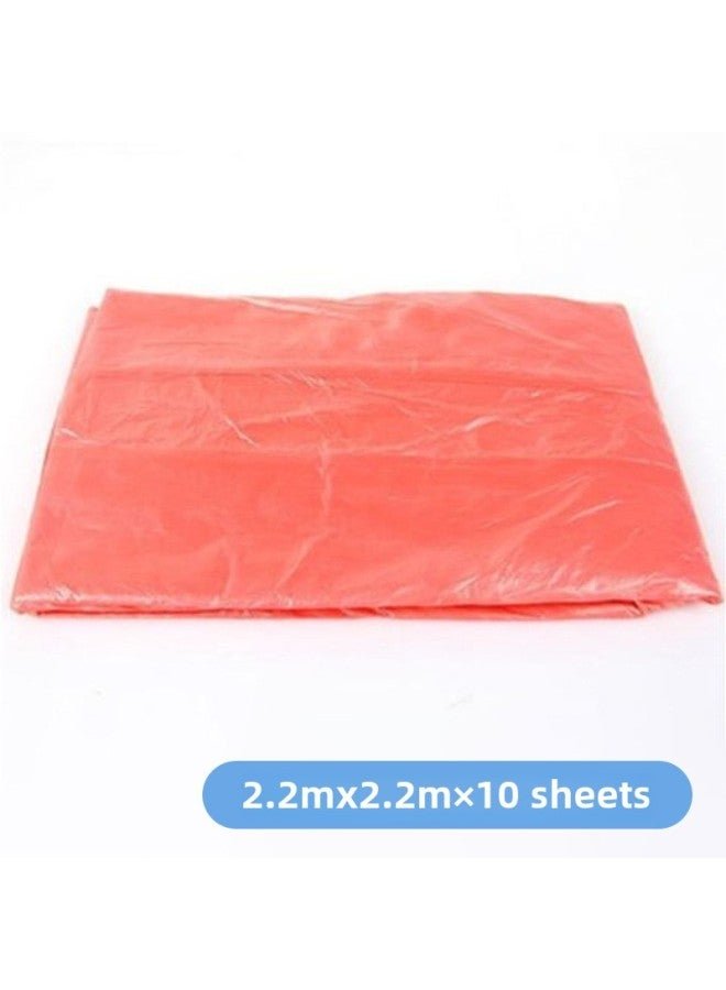 Disposable Table Tablecloths Special Tablecloths For Hotel Tables Do Not Absorb Oil And Take Good Care Of Disposable Supplies.-Color:Big Tablecloth Red 1 Pack Of 10 Sheets