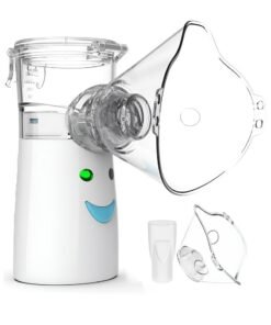 BORTONY Portable Mini Nebulizer Handheld Atomizer USB-C Rechargeable Vaporizers Machine Ultrasonic Medical Mesh Inhaler for Home Adults Children Outdoor Travel Nebulizer Personal Steam