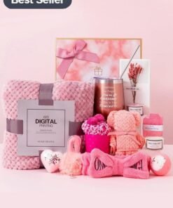 Bolivia's Birthday Gifts for Women,Unique Gifts Basket Ideas Pink Gifts Box for Her Relaxing Gift Set Self Care Gifts Birthday Presents Female Friendship Gifts for Best Friend Bestie Girlfriend Mom Wife Sister