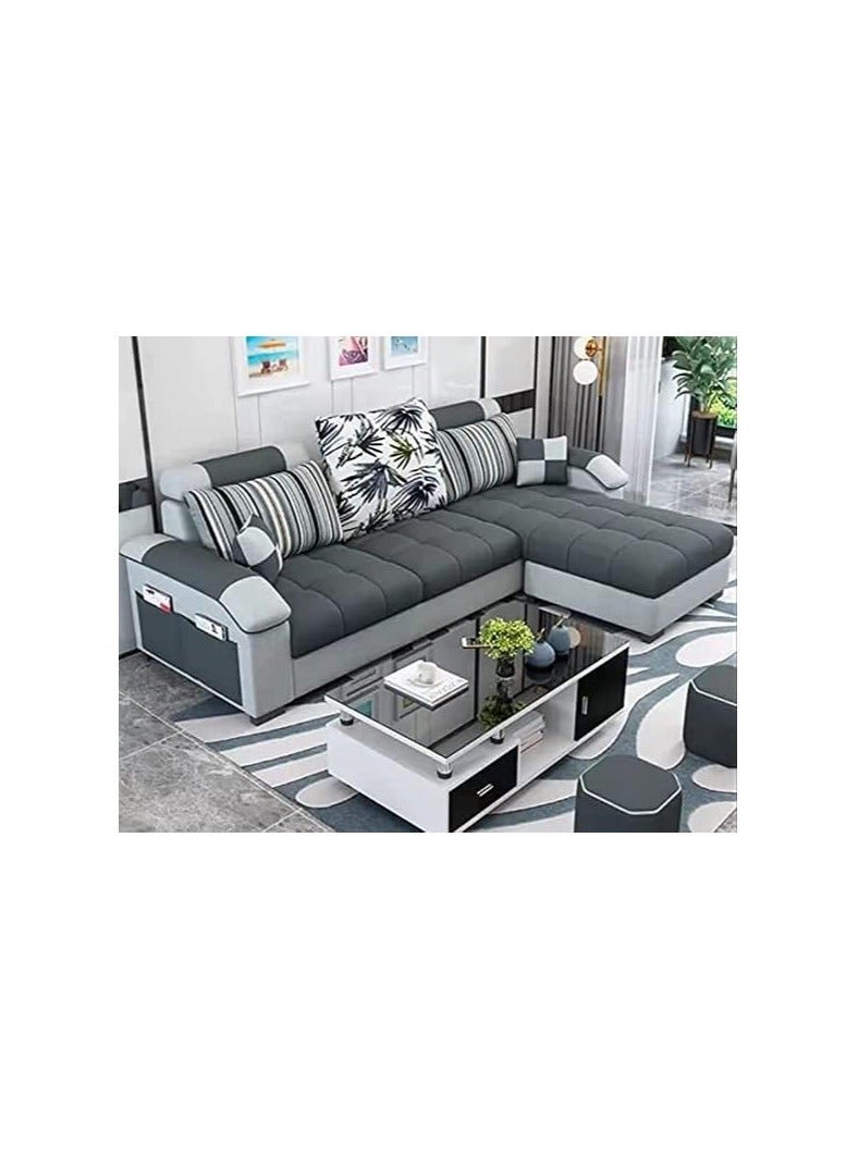 Ripple FURNITURE Modular Modern Corner Beds Sectional L Shape Sofa Set Furniture Living Room Sofas