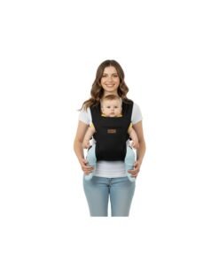 neobreez ZAVII 2-in-1 Convertible Baby Carrier for Newborns to Toddlers, Extra Soft&Ergonomic Baby Wrap with Head Support,  Detachable Privacy Hood&Saliva Bib, Lightweight, Adjustable Hip Carrier, 7–26 lbs, 3–12 kg