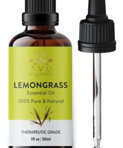 AVD Organics Lemongrass Essential Oil 30Ml 100% Pure And Natural Therapeutic Grade Essential Oil For Aromatherapy And Skincare, Essential Oil For Diffuser 1 Fl. Oz