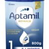 Aptamil Advance Cesar 1 Infant Formula Milk From 0-6 Months, For C-Section Born Babies, Easy To Use Pack Plain 800grams Single