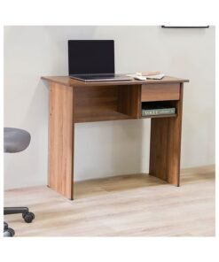 DANUBE HOME Maura Computer Table Office Desk Workstation Modern PC Laptop Gaming Table Wooden Study Table For Home Office L 90 x W 45 x H 75 cm Columbia