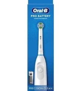 Oral-B PRO Battery Powered Toothbrush Precision Clean - White