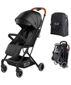 TEKNUM Travel Lite Stroller SLD Extra Wide Seat And Single Hand Fold - Black
