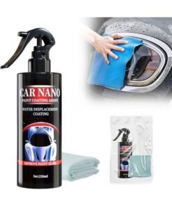 Homonth Advanced Car Nano Coating Agent 120ml – Hydrophobic Layer for Paint Protection and Gloss Enhancement by Homonth