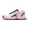 Hundred Hyperdrive Criket Shoes| TerraSpike Rubber Studs | Embedded Support Plate for Stability | Lightweight & Durable | Ideal for Turf, Ground & Hard Surfaces  White/Red/Black (UK 9)