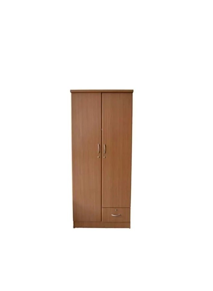 Two Door Cabinet With Drawer – 180 X 80 X 40 (Beige) – H180 X L80 X D40