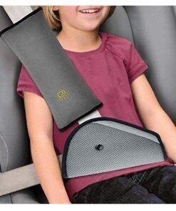 SYOSI Seat Belt Adjuster and Neck Support Pillow for Comfortable Travel, Car Strap Cushion for All Ages