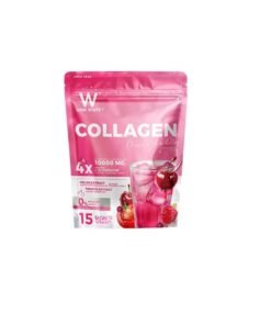 Wink White Pink Glow Collagen – L-Glutathione + 10,000mg Collagen Powder for Radiant Skin, Melon & Tomato Extract – 15 Sachets, No Sugar