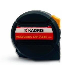 KADRIS Heavy Duty Auto Lock Steel Measure Tape HA-1417, 7.5meter Retractable Self Lock Measuring Tape, Easy to Read Measurement in Inch Feet Meters CMS And MMS 7.5M