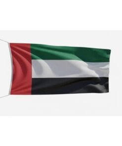 AKDC UAE National Flag – 1.5×5 Meter Large Outdoor Flag for Buildings, Events & Parades