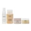 Ouai Travel Kit - Includes Travel Size Leave In Conditioner, Detox Shampoo, Fine To Medium Hair Mask, Scalp & Body Scrub - Travel Size Stocking Stuffers For Women (4 Count)