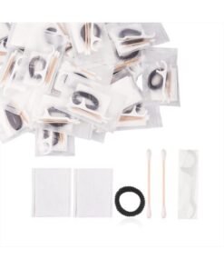 Tuciyke Amenities Hotel Vanity Set,30pcs Individually Wrapped Hotel Vanity Kit Hotel Hospitality Supplies Set Include Cosmetic Cotton Pads,Cotton Swabs,Hair Tie,Dental Floss