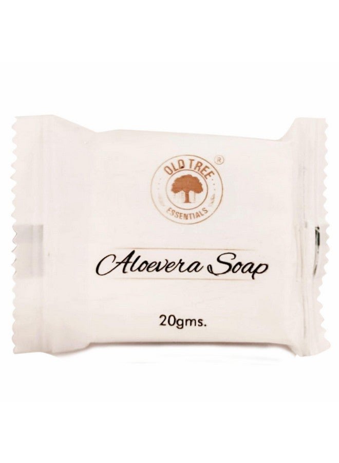 Old Tree Aloe and Neem Hotel Soap Bar, Pack of 100 (20gm each) - Toiletries Set for Hotel Rooms, Hospital, Guest House & Marriage Hall